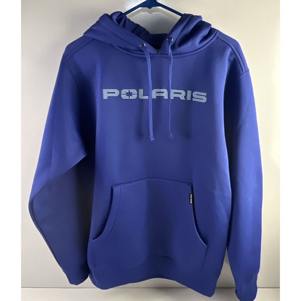 POLARIS Bright Blue Hoodie Sweatshirt Size S - Cotton/Polyester Unsure if Worn.